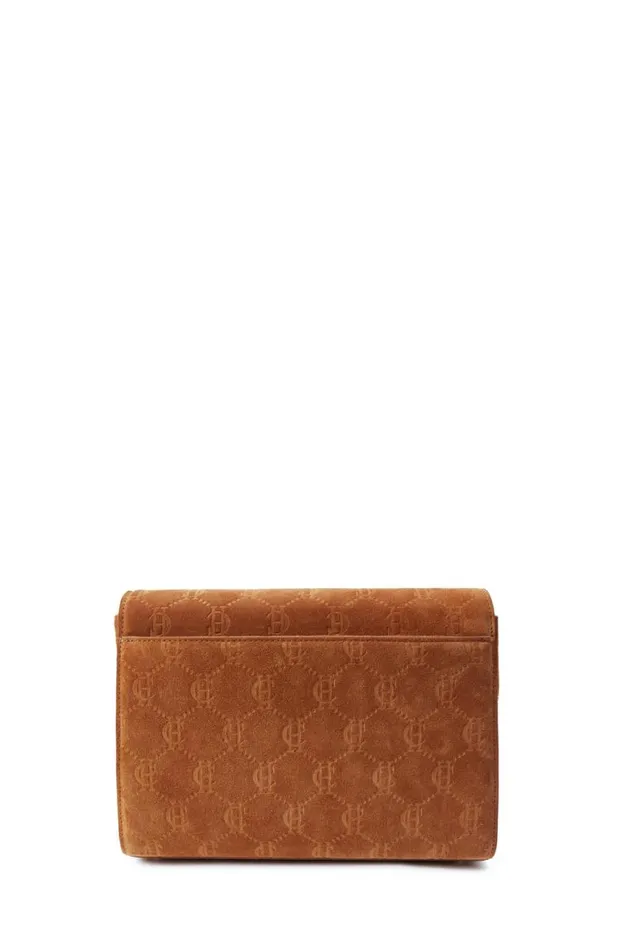 Women Bags Holland Cooper Monogram Bag Cognac Suede Monogram Women Bags Holland Cooper Monogram Bag Cognac Suede Monogram