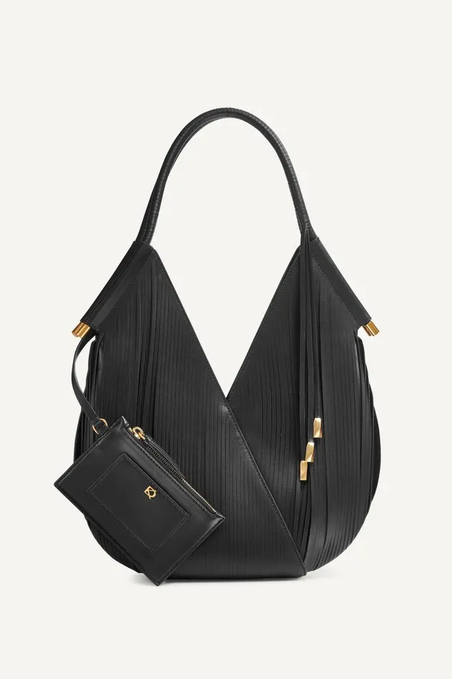 Women BALDWIN MINI SHOULDER BAG Black Donna Karan New York Shoulder And Hobo Bags Women BALDWIN MINI SHOULDER BAG Black Donna Karan New York Shoulder And Hobo Bags