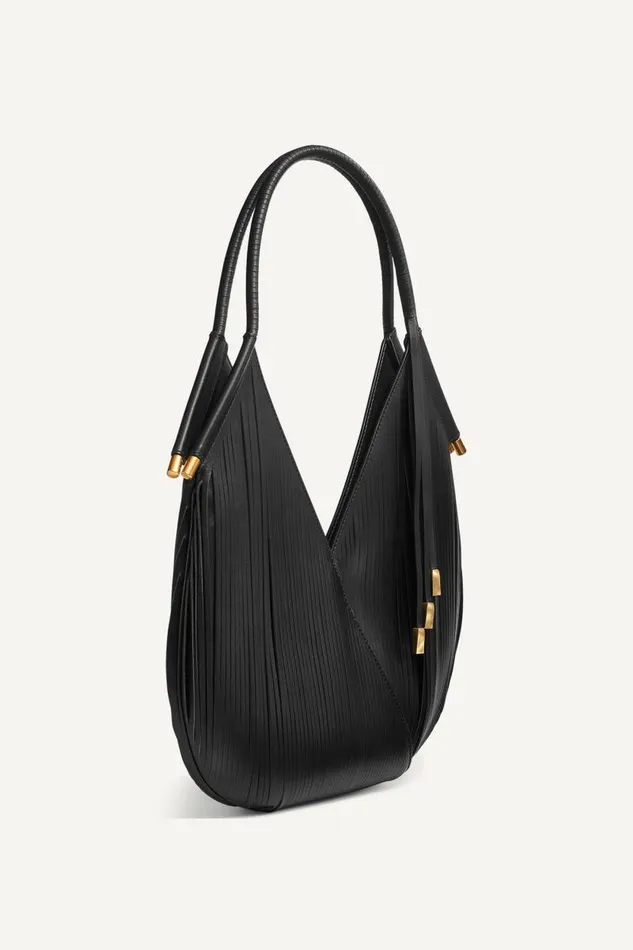 Women BALDWIN MINI SHOULDER BAG Black Donna Karan New York Shoulder And Hobo Bags Women BALDWIN MINI SHOULDER BAG Black Donna Karan New York Shoulder And Hobo Bags