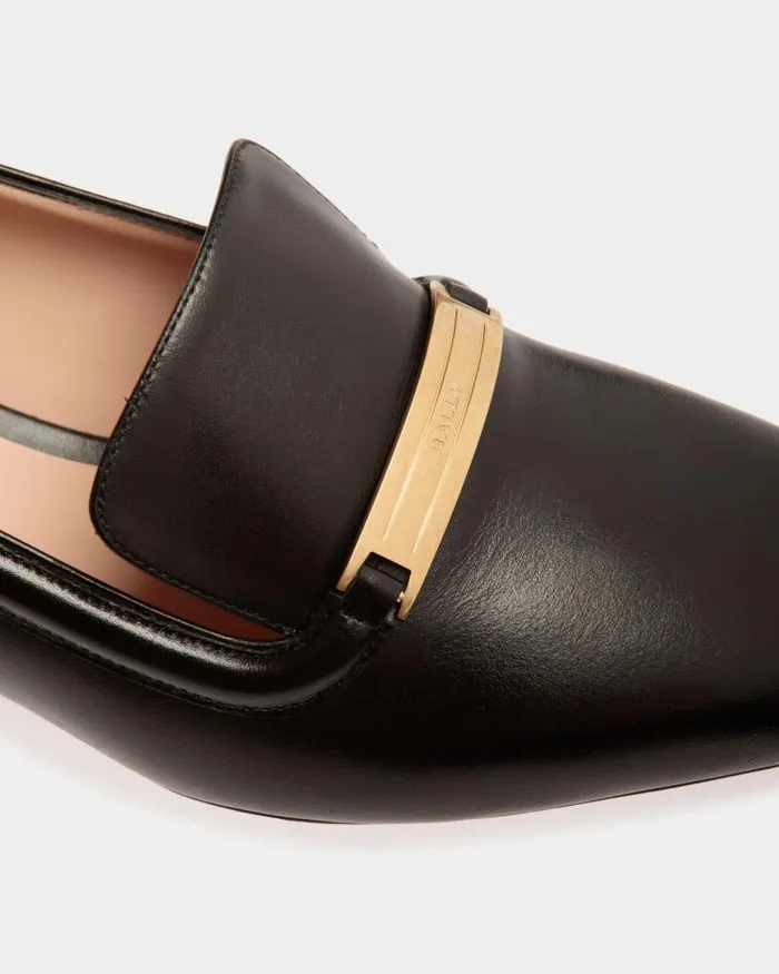 Women Bally Pumps Deco Pump In Black Leather Black Women Bally Pumps Deco Pump In Black Leather Black