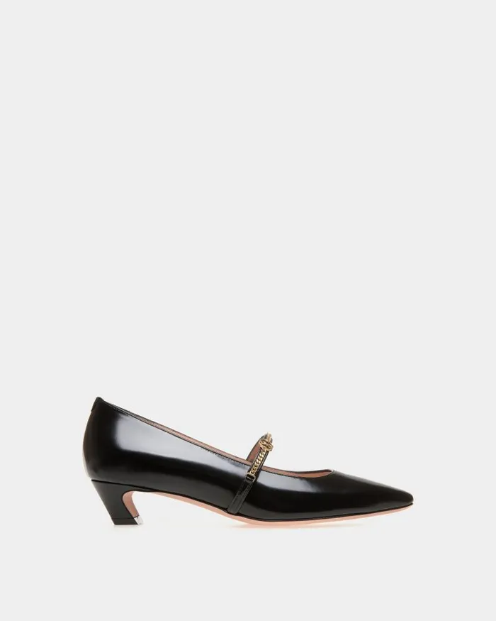 Women Bally Pumps Sylt MaryJane Pump In Black Leather Black