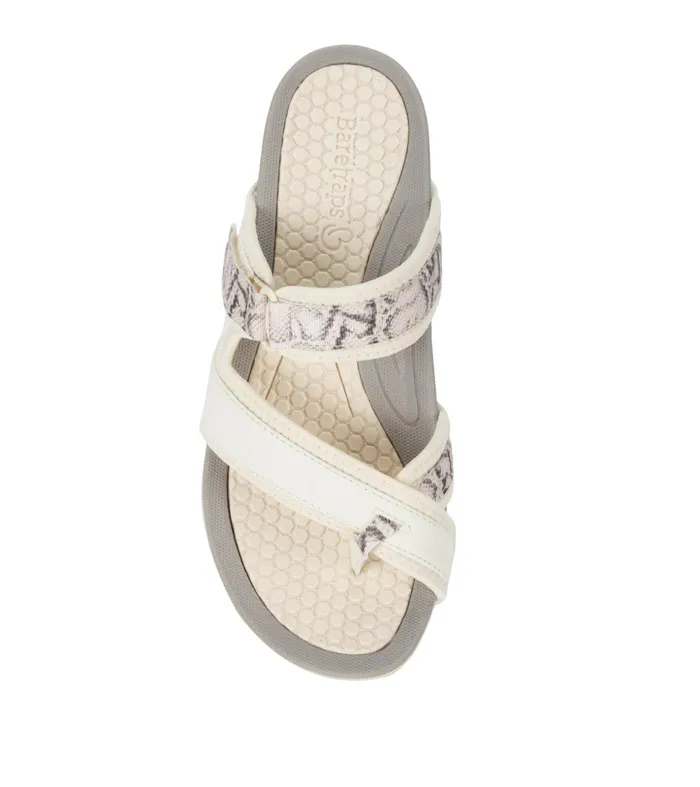 Women Baretraps Active Sandals Deserae Slide Sandal Cream Snake