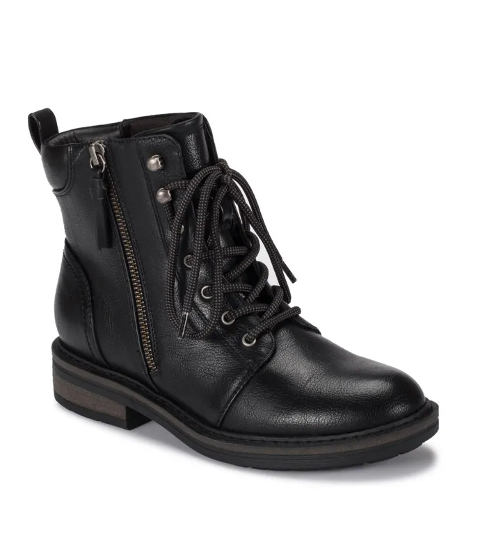 Women Baretraps Booties Amysue Lace Up Bootie Black