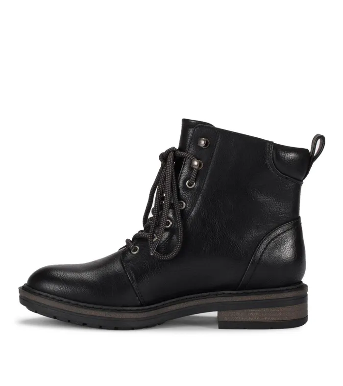 Women Baretraps Booties Amysue Lace Up Bootie Black