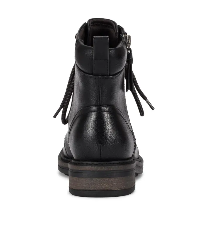 Women Baretraps Booties Amysue Lace Up Bootie Black