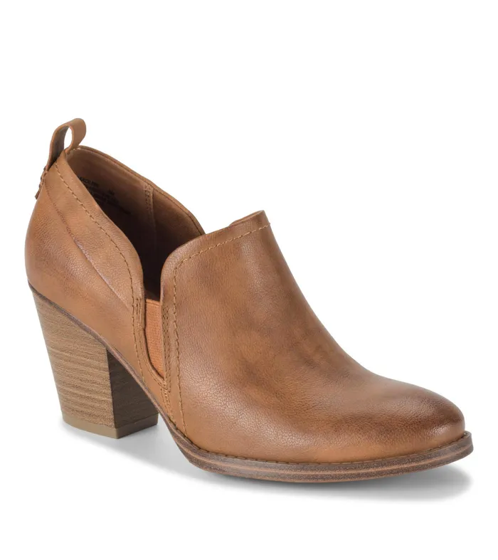 Women Baretraps Booties Caroline Ankle Bootie Cognac