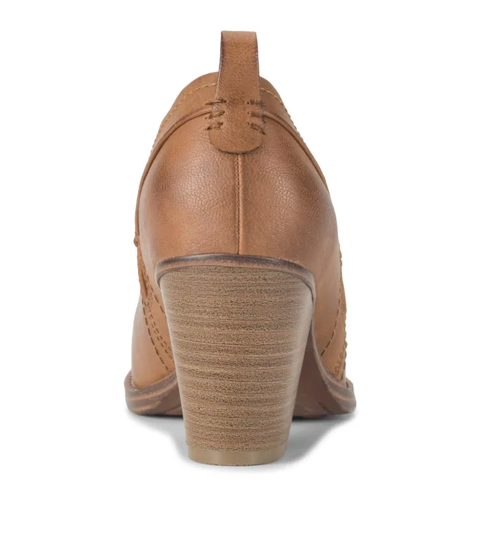 Women Baretraps Booties Caroline Ankle Bootie Cognac