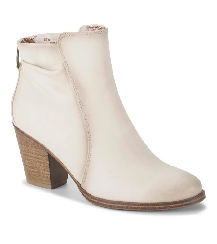 Women Baretraps Booties Crystal Block Heel Bootie Milkyway