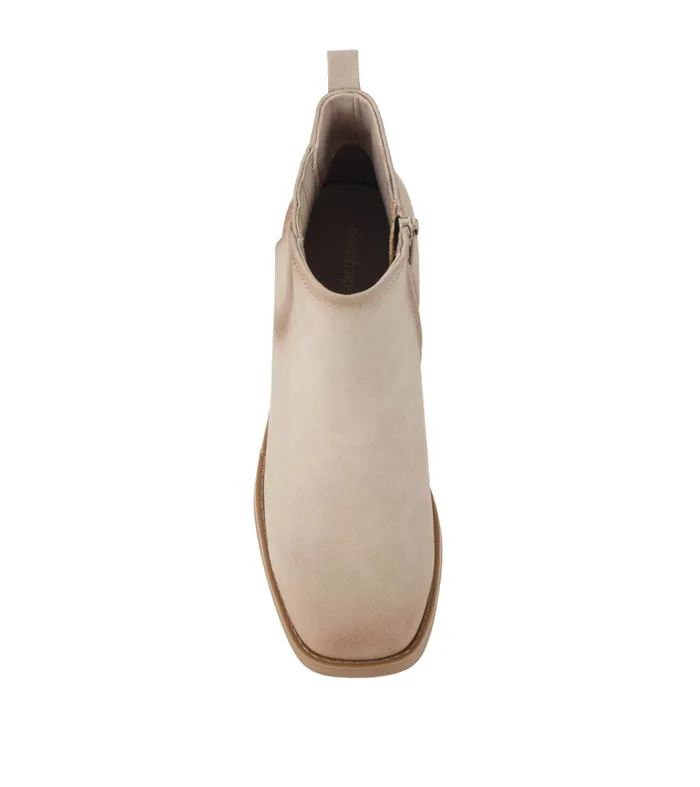 Women Baretraps Booties Maria Block Heel Bootie Oatmeal