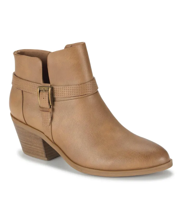 Women Baretraps Booties Santos Block Heel Bootie Salted Caramel