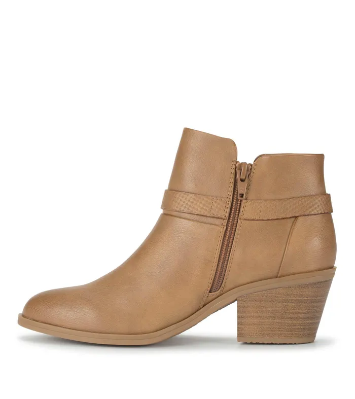 Women Baretraps Booties Santos Block Heel Bootie Salted Caramel