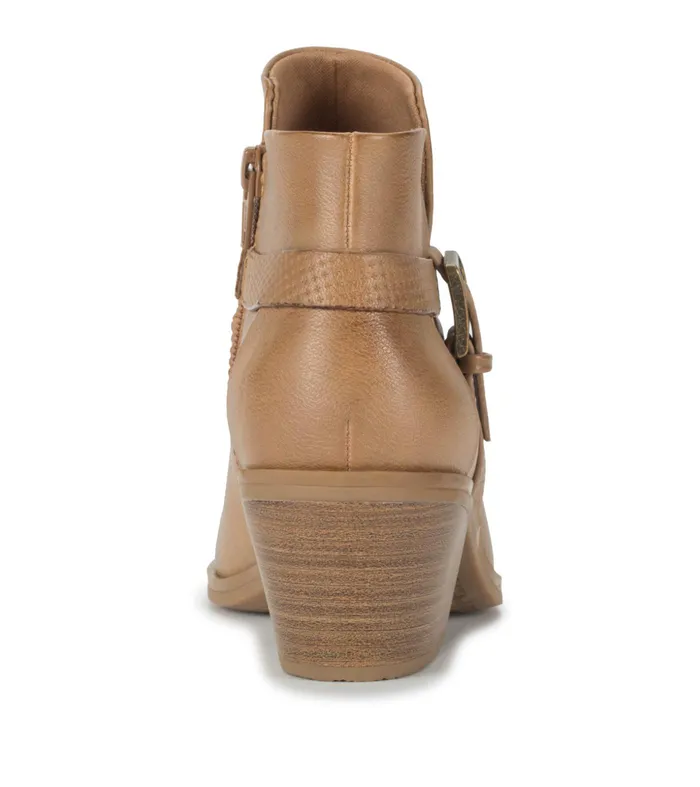 Women Baretraps Booties Santos Block Heel Bootie Salted Caramel