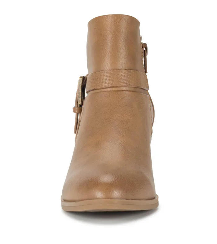 Women Baretraps Booties Santos Block Heel Bootie Salted Caramel