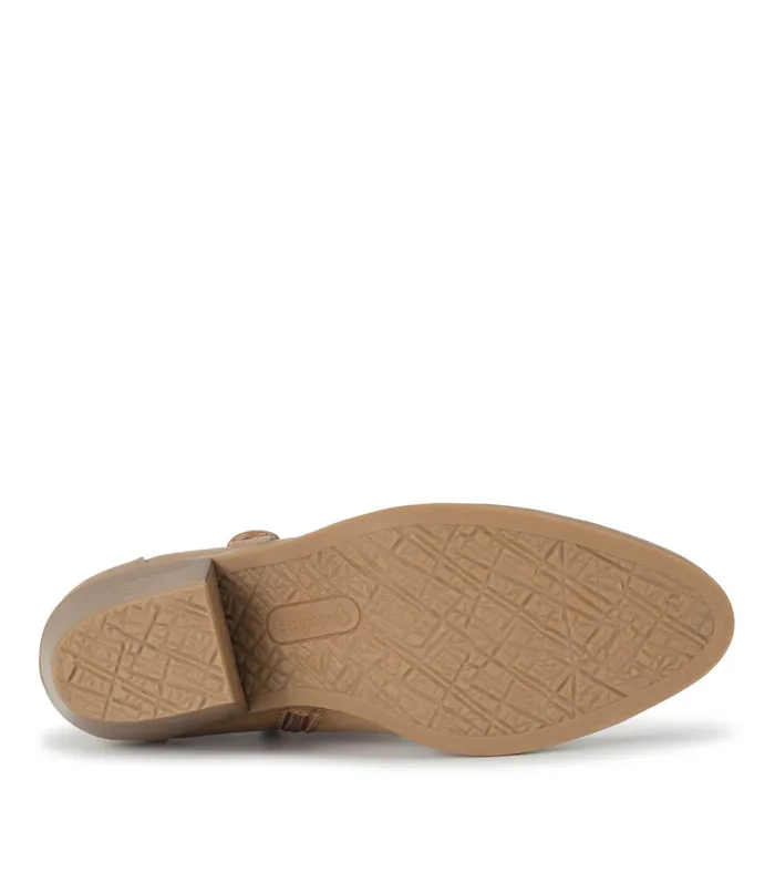 Women Baretraps Booties Santos Block Heel Bootie Salted Caramel