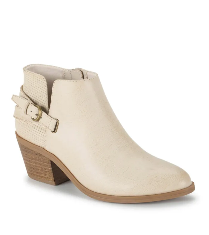 Women Baretraps Booties Shannen Block Heel Bootie Milkyway