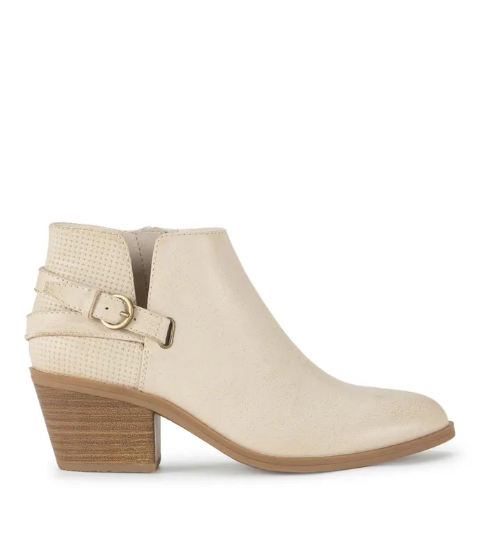 Women Baretraps Booties Shannen Block Heel Bootie Milkyway