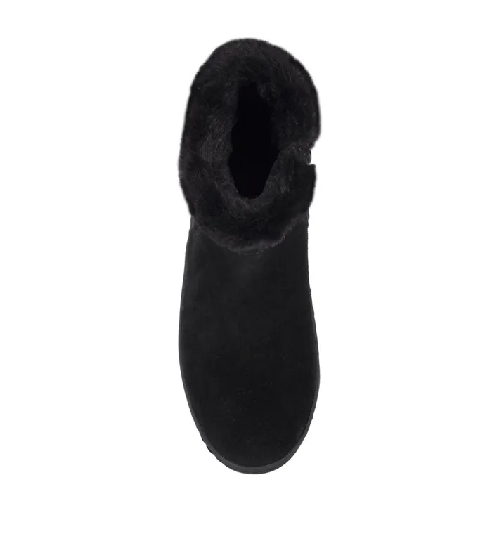 Women Baretraps Cold Weather Boots Aidan Cold Weather Bootie Black Suede