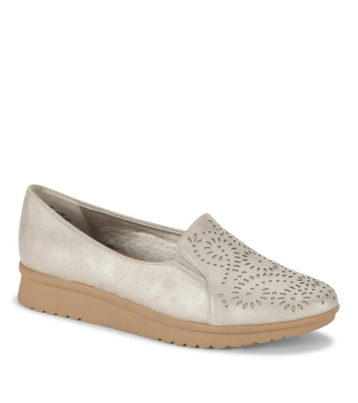Women Baretraps Flats and Loafers Amry Slip On Loafer Champagne