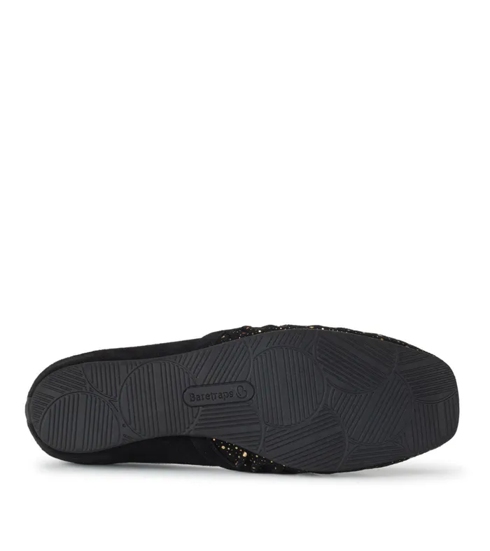 Women Baretraps Flats and Loafers Charlie Flat Blackold Gold