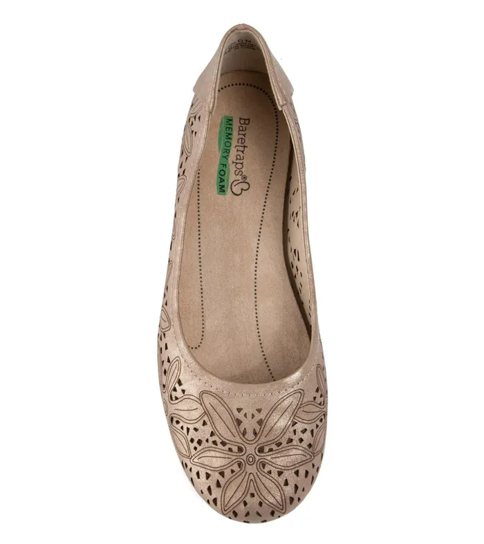 Women Baretraps Flats and Loafers Mariah Casual Flat Soft Gold