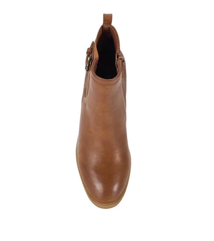 Women Baretraps Posture Plus Boots Fremily Block Heel Boot Acorn