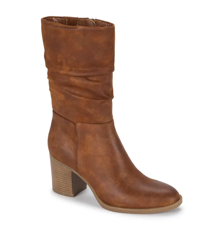 Women Baretraps Posture Plus Boots Raz Mid Calf Boot Toffee