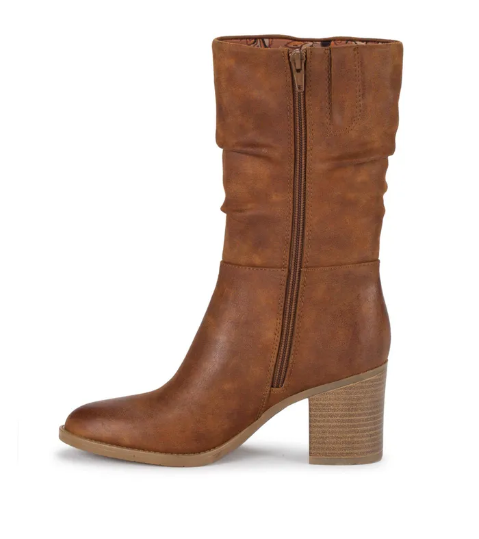 Women Baretraps Posture Plus Boots Raz Mid Calf Boot Toffee