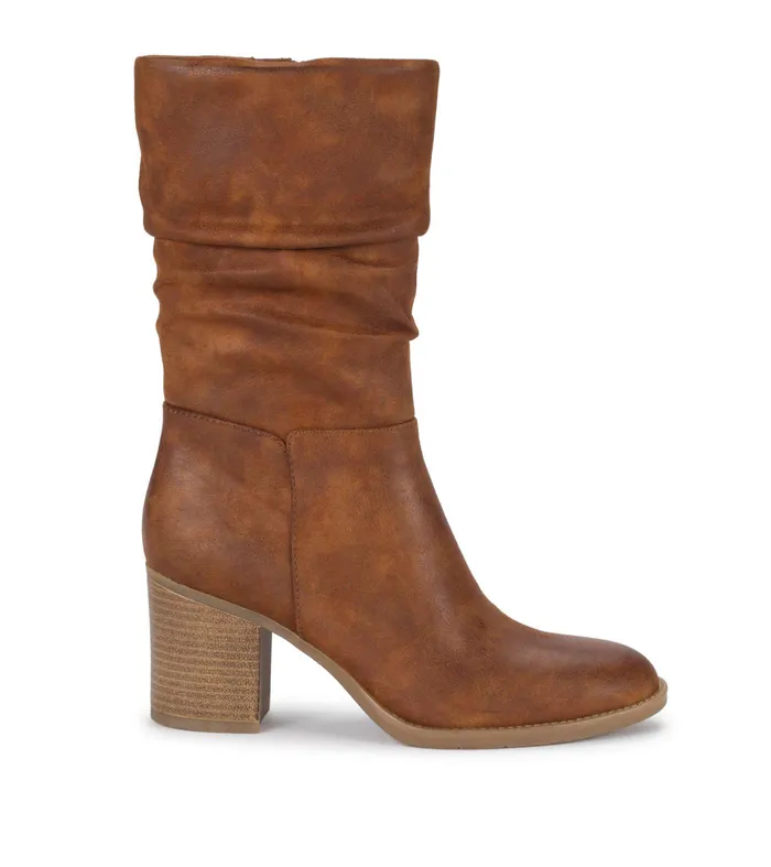 Women Baretraps Posture Plus Boots Raz Mid Calf Boot Toffee