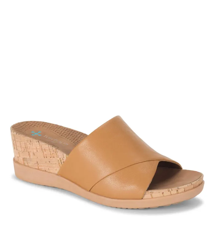 Women Baretraps Posture Plus Sandals Dawny Wedge Slide Sandal Nude