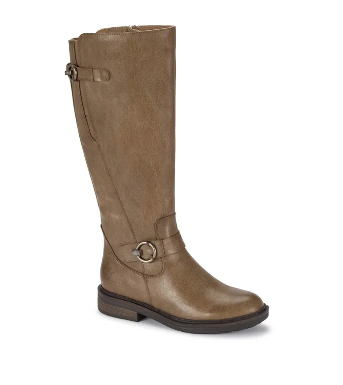 Women Baretraps Riding Boots Aphrodite Tall Boot Dark Taupe