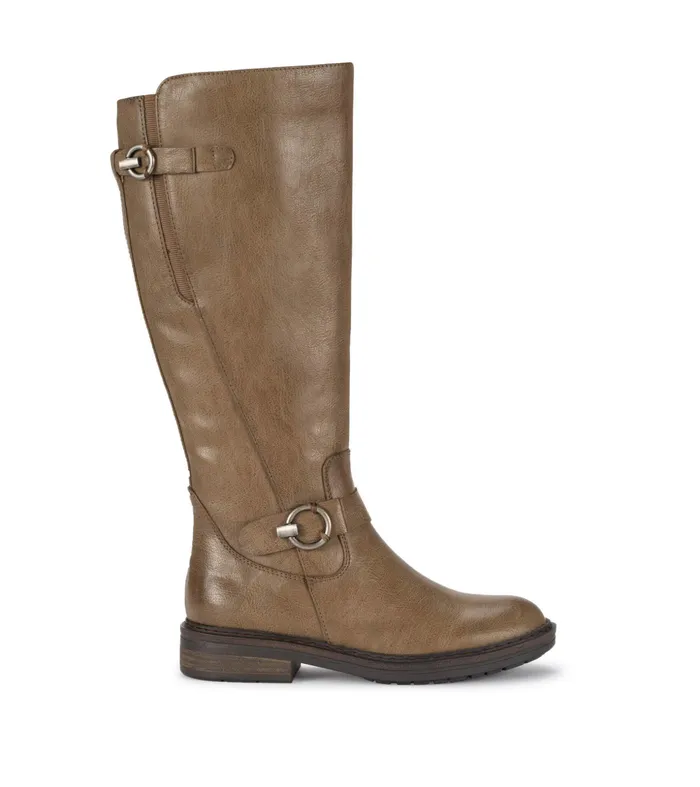 Women Baretraps Riding Boots Aphrodite Tall Boot Dark Taupe