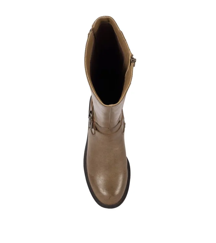 Women Baretraps Riding Boots Aphrodite Tall Boot Dark Taupe