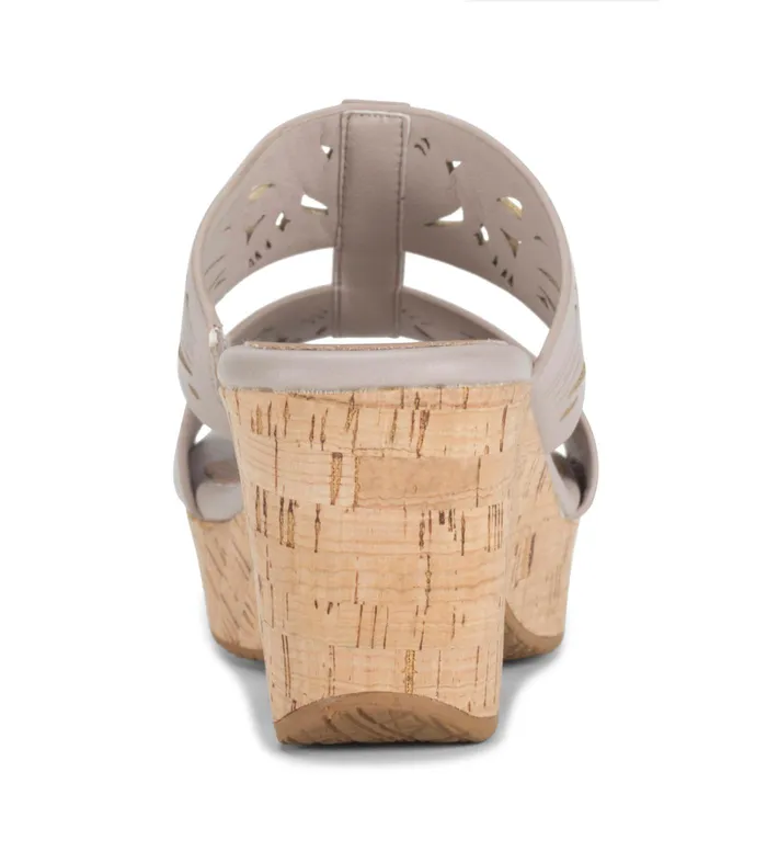 Women Baretraps Slides and Slip On Sandals Blenda Wedge Sandal Lavendar Mist