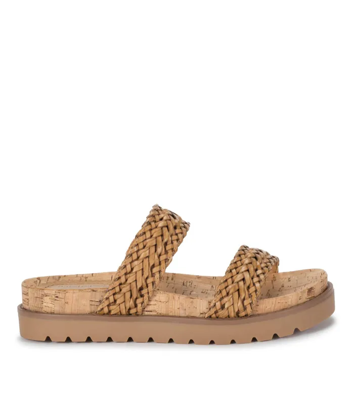 Women Baretraps Slides and Slip On Sandals Deanne Slide Sandal Caramel