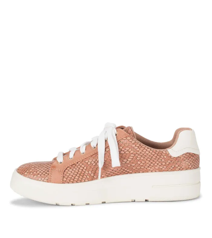 Women Baretraps Sneakers Nishelle Lace Up Sneaker Soft Pink Snake