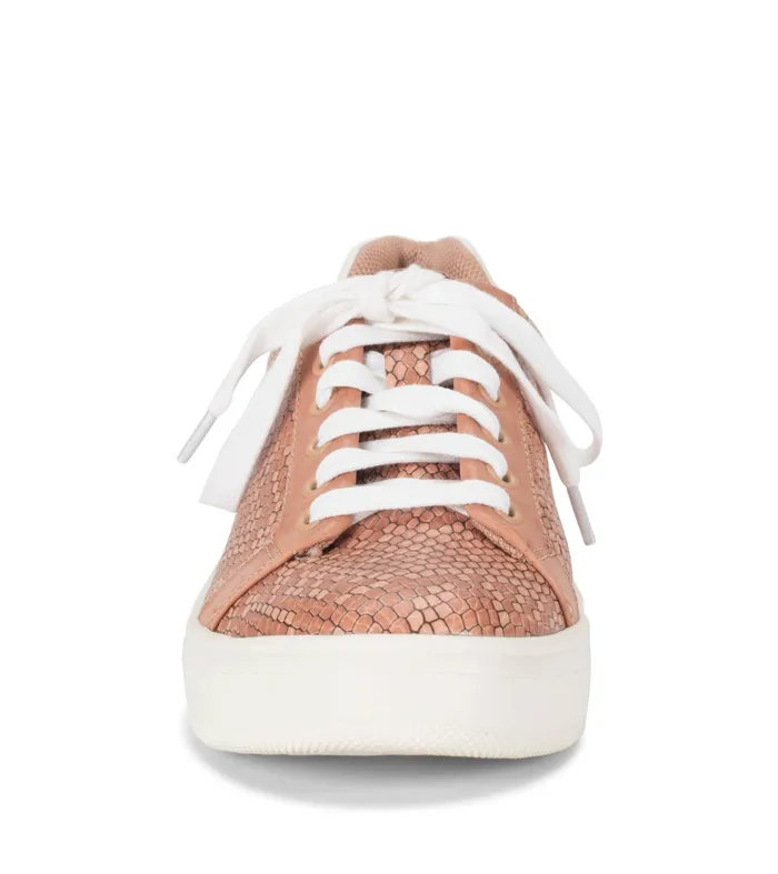 Women Baretraps Sneakers Nishelle Lace Up Sneaker Soft Pink Snake