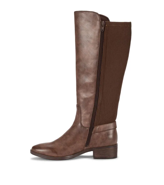 Women Baretraps Wide Calf Boots Mckayla Wide Calf Tall Boot Dark Brown