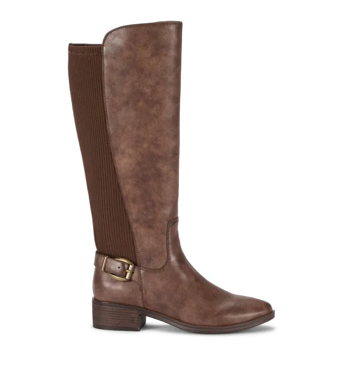 Women Baretraps Wide Calf Boots Mckayla Wide Calf Tall Boot Dark Brown