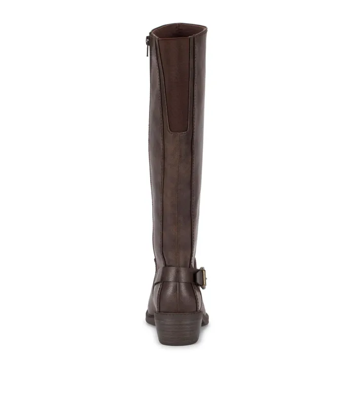 Women Baretraps Wide Calf Boots Sasson Wide Calf Tall Boot Dark Brown