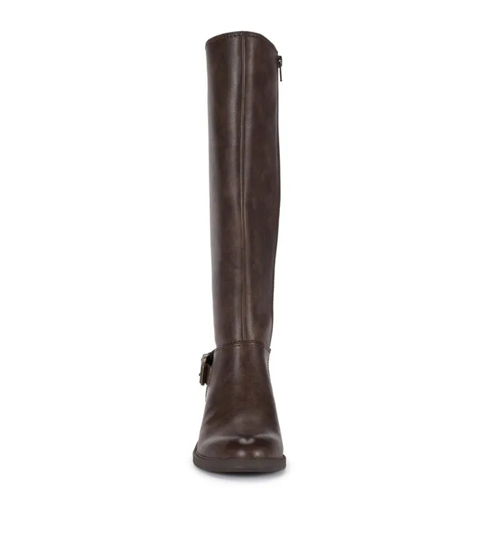 Women Baretraps Wide Calf Boots Sasson Wide Calf Tall Boot Dark Brown