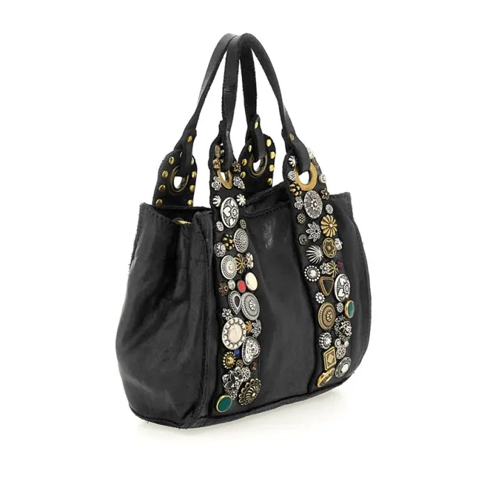 Women Bella Di Notte Black Campomaggi Crossbody Bags Women Bella Di Notte Black Campomaggi Crossbody Bags
