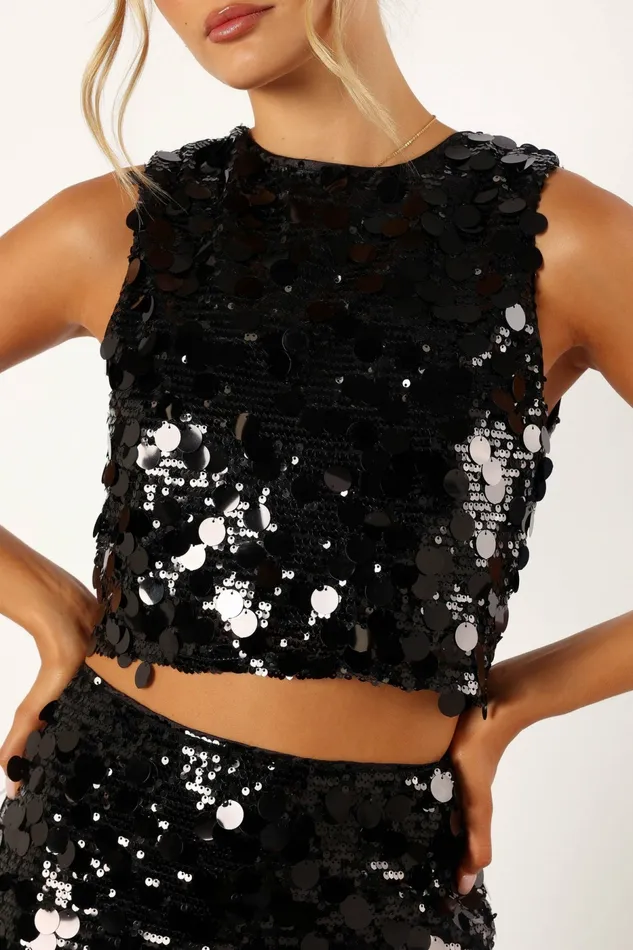 Women Billy Two Piece Set Black Matching Sets Petal and Pup