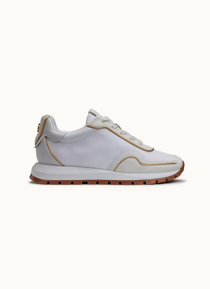 Women BINX LACE UP SNEAKER Cream Donna Karan New York Sneakers Women BINX LACE UP SNEAKER Cream Donna Karan New York Sneakers