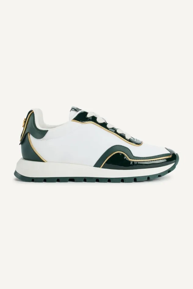Women BINX LACE UP SNEAKER Whiteforest Green Donna Karan New York Sneakers Women BINX LACE UP SNEAKER Whiteforest Green Donna Karan New York Sneakers