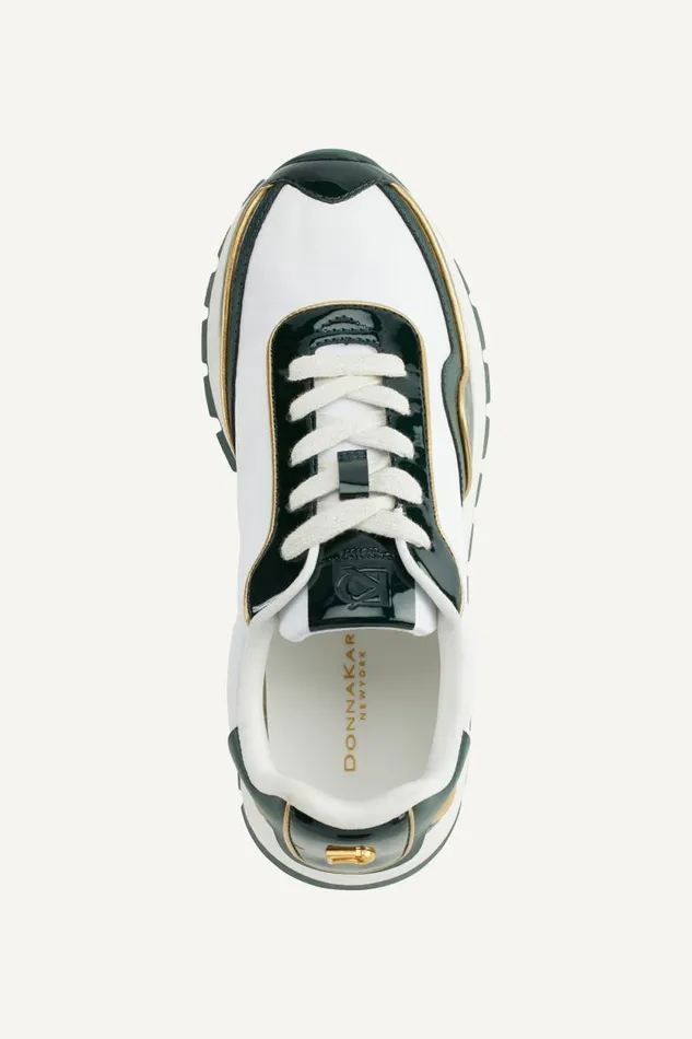 Women BINX LACE UP SNEAKER Whiteforest Green Donna Karan New York Sneakers Women BINX LACE UP SNEAKER Whiteforest Green Donna Karan New York Sneakers