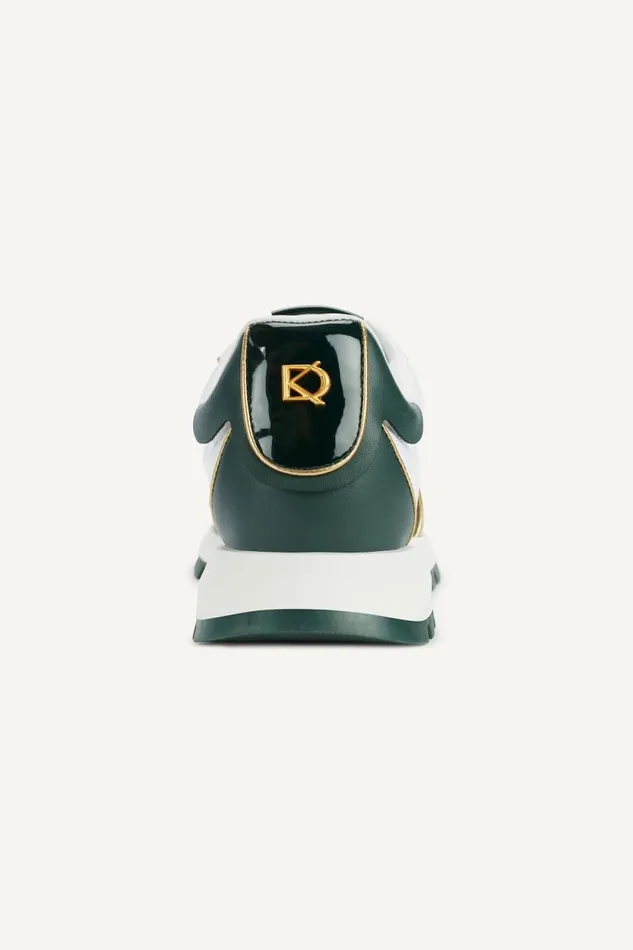 Women BINX LACE UP SNEAKER Whiteforest Green Donna Karan New York Sneakers Women BINX LACE UP SNEAKER Whiteforest Green Donna Karan New York Sneakers