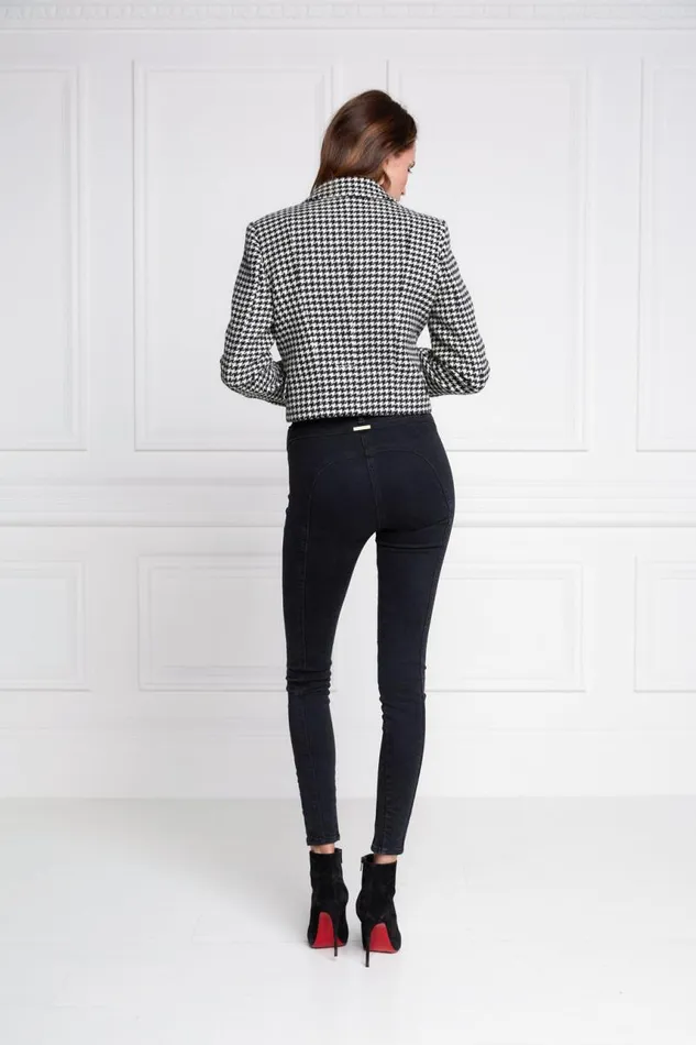 Women Blazers Holland Cooper Brompton Jacket Houndstooth
