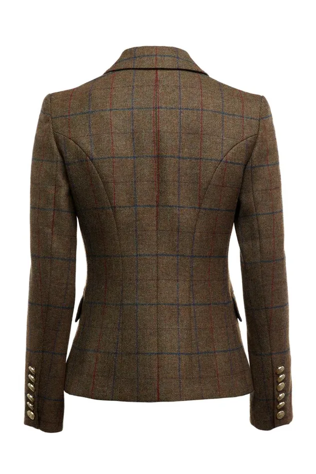 Women Blazers Holland Cooper Knightsbridge Blazer Glen Green
