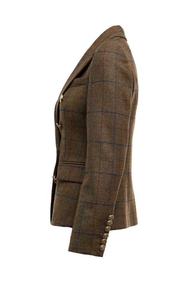 Women Blazers Holland Cooper Knightsbridge Blazer Glen Green