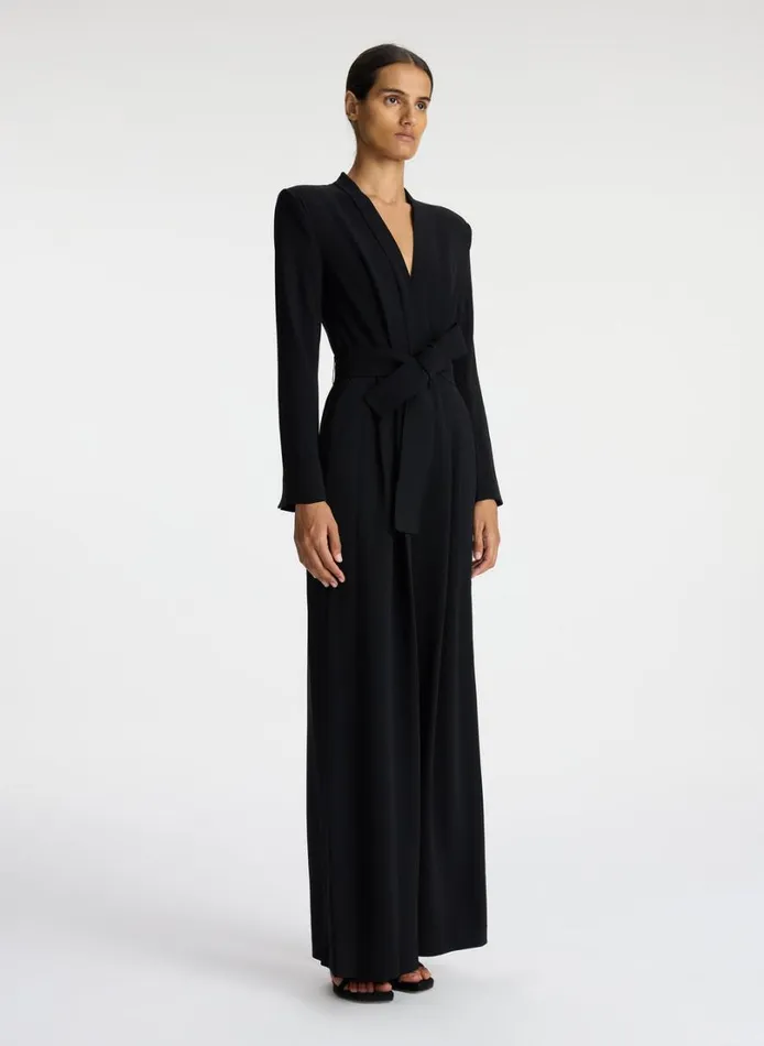Women Bottoms ALC Kieran II WideLeg Jumpsuit Black